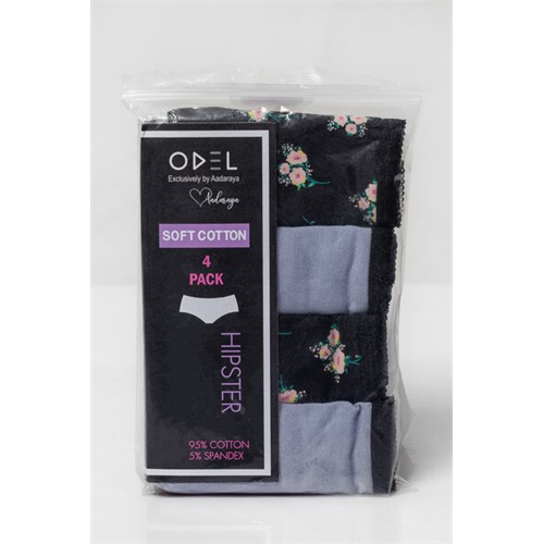 Odel Cotton Hipster 04 Pcs Panty Pack