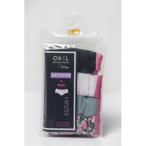 Odel Cotton Hipster 04 Pcs Panty Pack