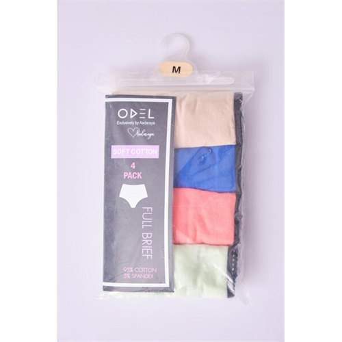 Odel Full Brief Assorted Colors Pack of 4