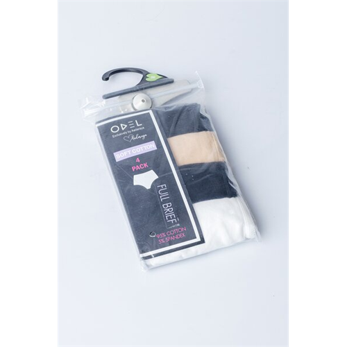 Odel Full Brief Assorted Colours Pack of 4