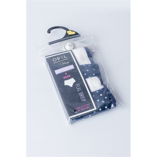 Odel Full Brief Assorted Colours Pack of 4