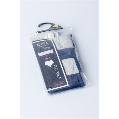 Odel Full Brief Assorted Colours Pack of 4