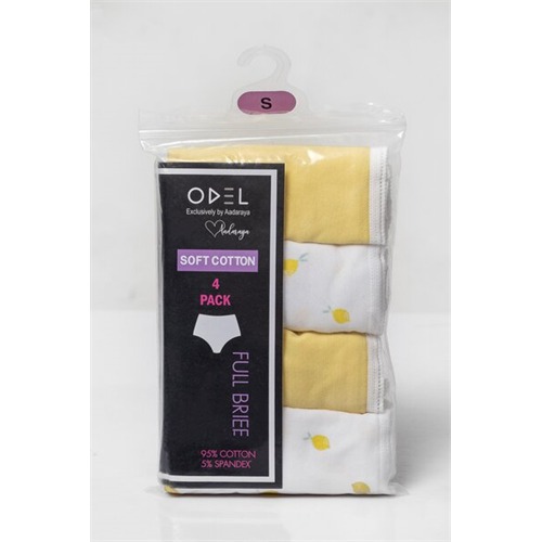 Odel Full Brief Cotton 04 Pcs Panty Pack