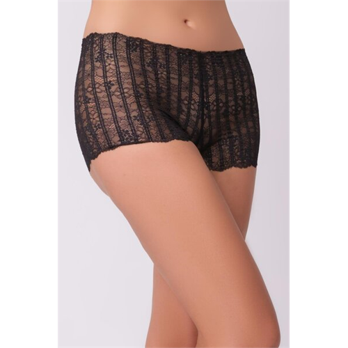 Odel Lace Boyshort Black Briefs