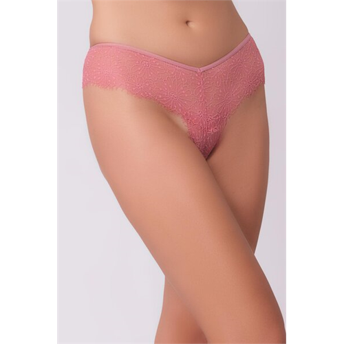 Odel Lace String Brick Red Briefs