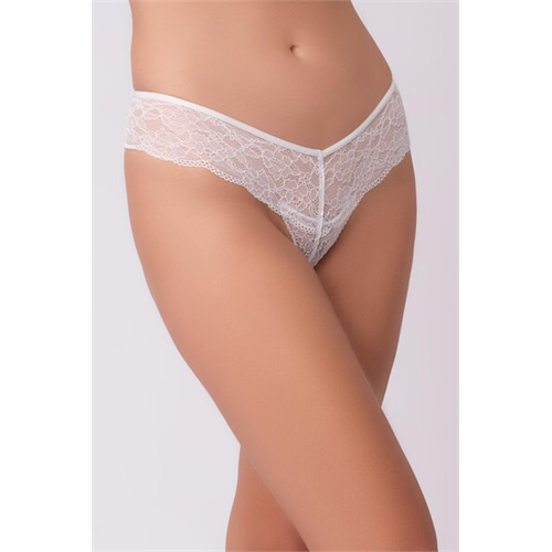 Odel Lace String White Briefs