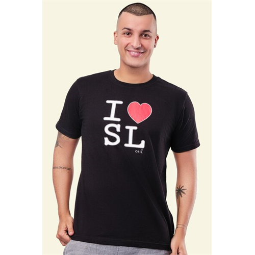 Luv Sl Unisex I Love Sri Lanka Print Tshirt