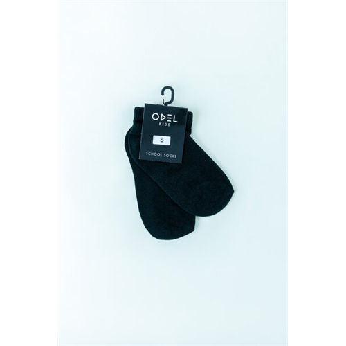 Odel Unisex Ankle School Sock Black
