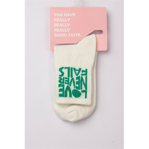 Odel Unisex Love Never Fails Printed Socks
