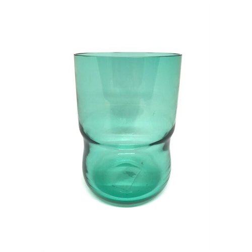 Odel Glass Stackable Short Teal Vase