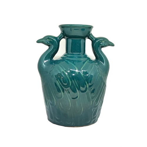 Odel Petrol Color Ceramic Vase