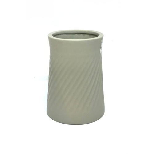 Odel Vase Ceramic Matt Beige Milano Medium 12X12X16cm