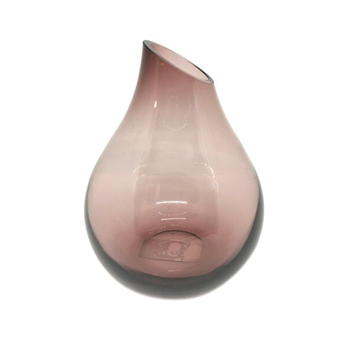 Odel Vase Coloured Glass Pink Shaped Mouth