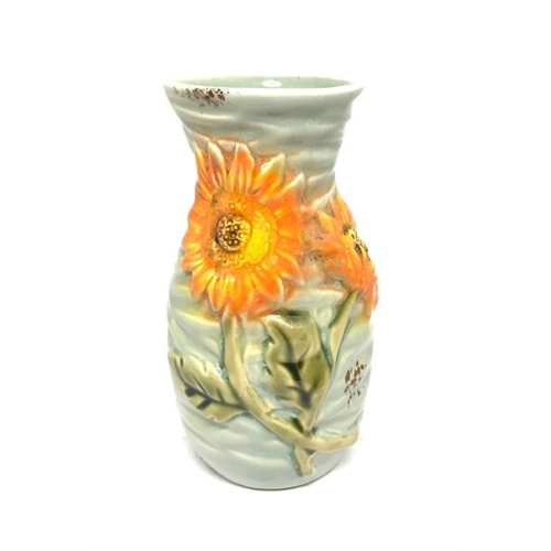 Odel With Sunflower Wide Mouth Vase