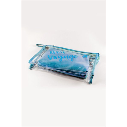 Backstage Women's Blue Cosmetic Pouch