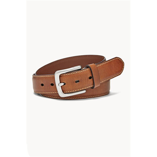 Fossil Aiden Brown Leather Belt