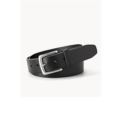 Fossil Joe Black Leather Belt
