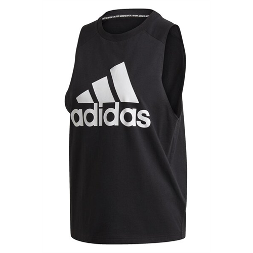 Adidas Solid Color Logo Printed Women's Lifestyle Sleeveless Top
