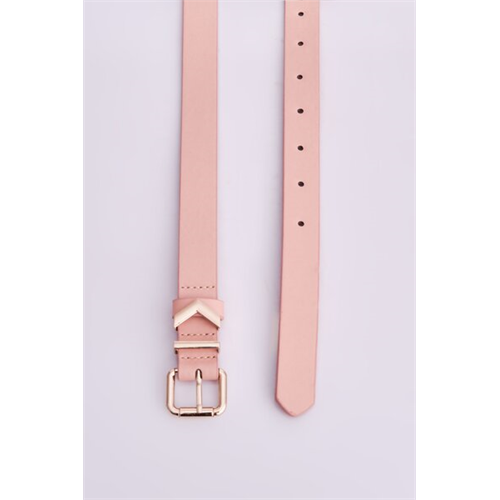 Backstage Pink Gold Buckle Detailed Belts
