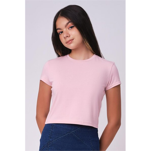 Biconic Basics Pink Short Sleeve Crew Neck Tshirt