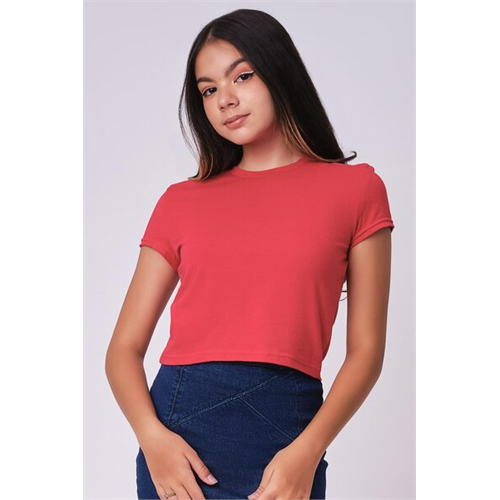 Biconic Basics Red Short Sleeve Crew Neck Tshirt