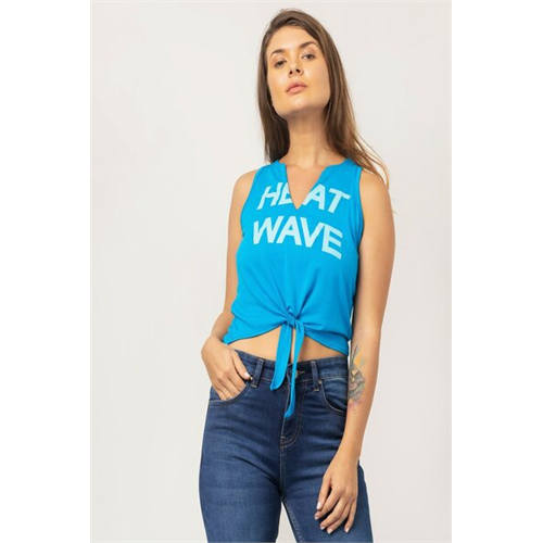 Biconic Blue Graphic Tank Top