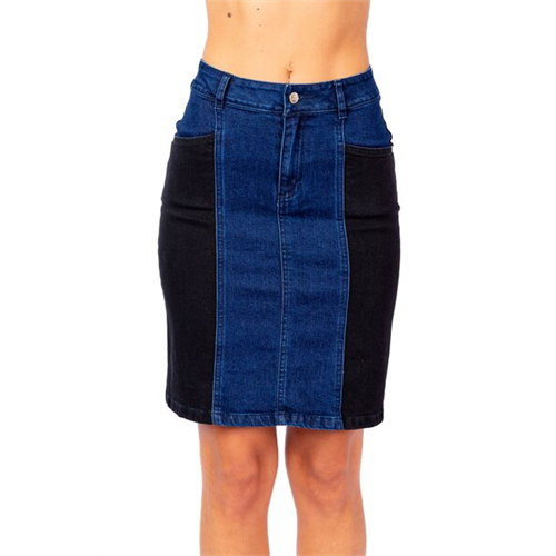 Biconic Blue Short Skirt