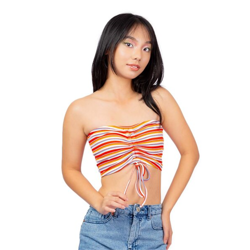 Biconic Multi Ruched Tube Top