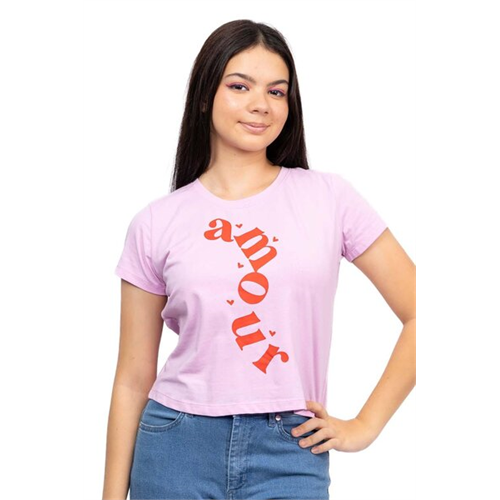 Biconic Pink Amour Graphic Short Sleeve Tshirt