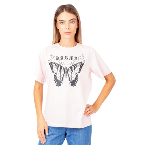 Biconic Pink Baggy Graphic Tee