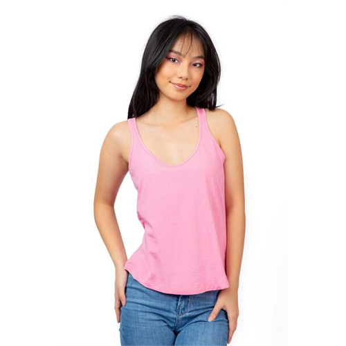 Biconic Pink Basic Racer Back Tank Top