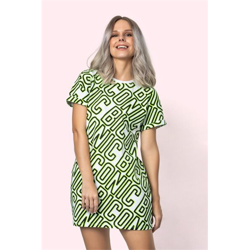 Biconic Printed Tshirt Dress