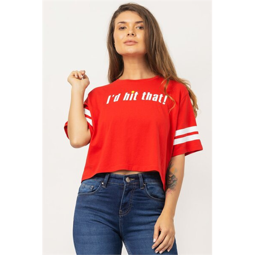 Biconic Red Oversized Tshirt