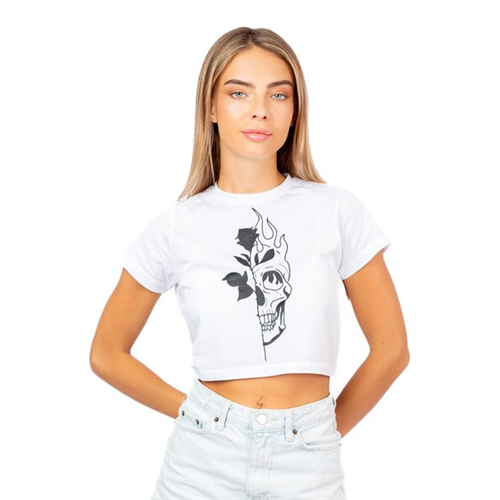 Biconic White Graphic Tee