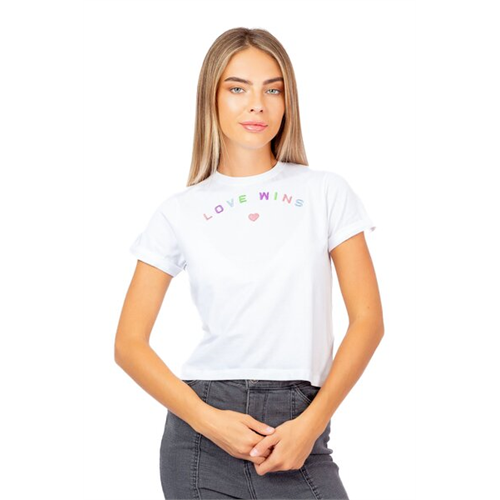 Biconic White Short Sleeve Stary Tee