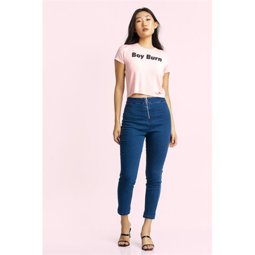 Biconic Zipped Crop Skinny Jeans