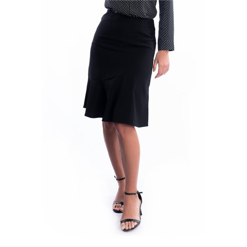 Closet Black Knee Lenth Skirt