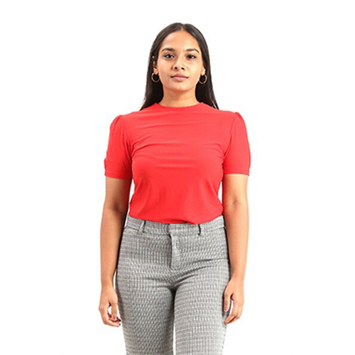 Closet Crew Neck Red Top