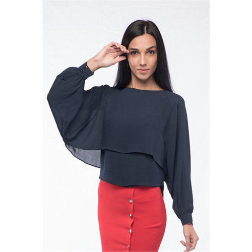 Closet Long Sleeve Frill Top