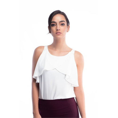 Closet White sleeve Top