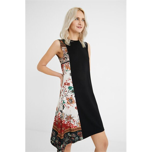 Desigual Flared Asymmetric Dress
