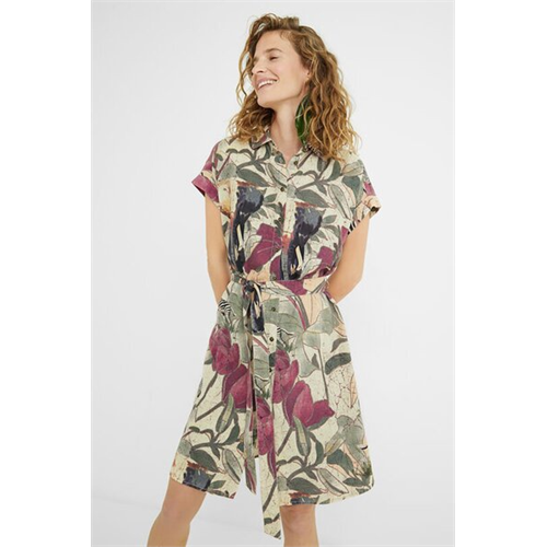 Desigual Short Safari Shirt Dress