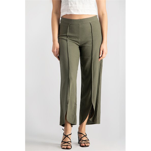 Ekko Solid Color Aaliah Pant