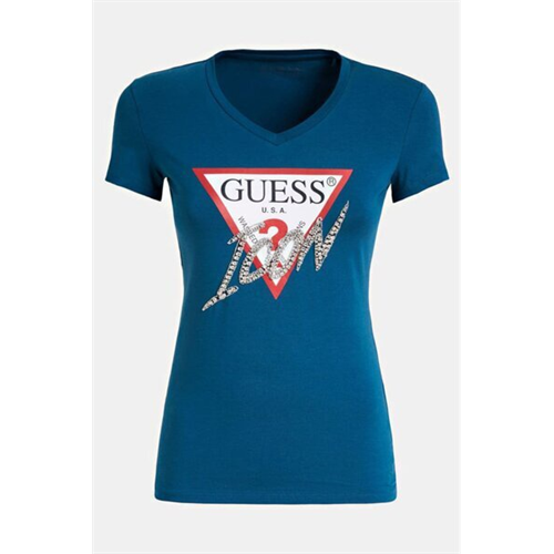 Guess V Neck T-Shirt