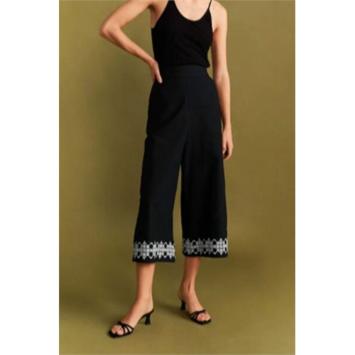 Mango Black Culotte Trousers