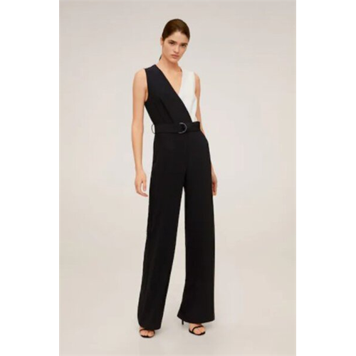 Mango Monochrome Belt Jumsuit