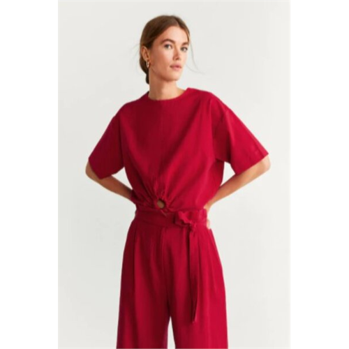 Mango Red Culotte Trousers