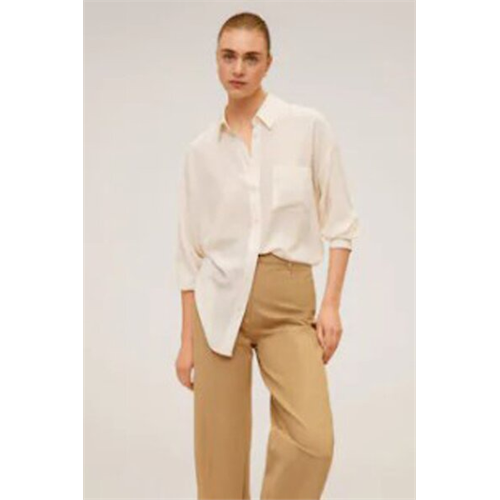 Mango White Long Sleeved Shirt