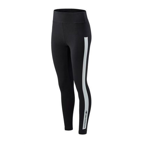 New Balance Solid Color Side Stripe Women's Lifestyle Tight