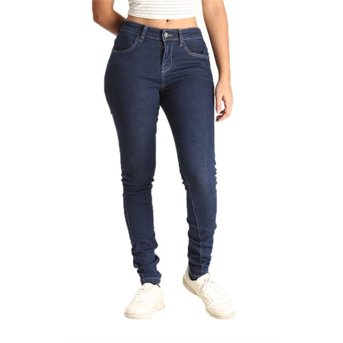 O.D.Co Blue Denim Mid Waist Skinny Fit Jeans